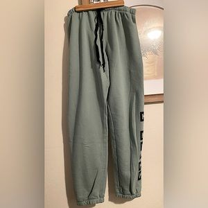 EUC-PINK-Victoria’s Secret-Size L-Light Teal-Sweatpants